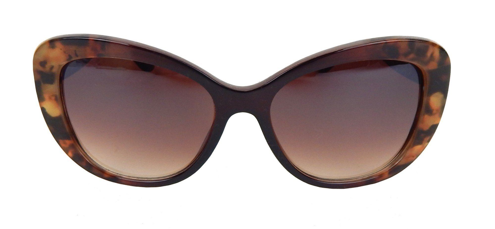 Schildpatt-Optik Sonnenbrille Ella UV Braun Jonte 400 in