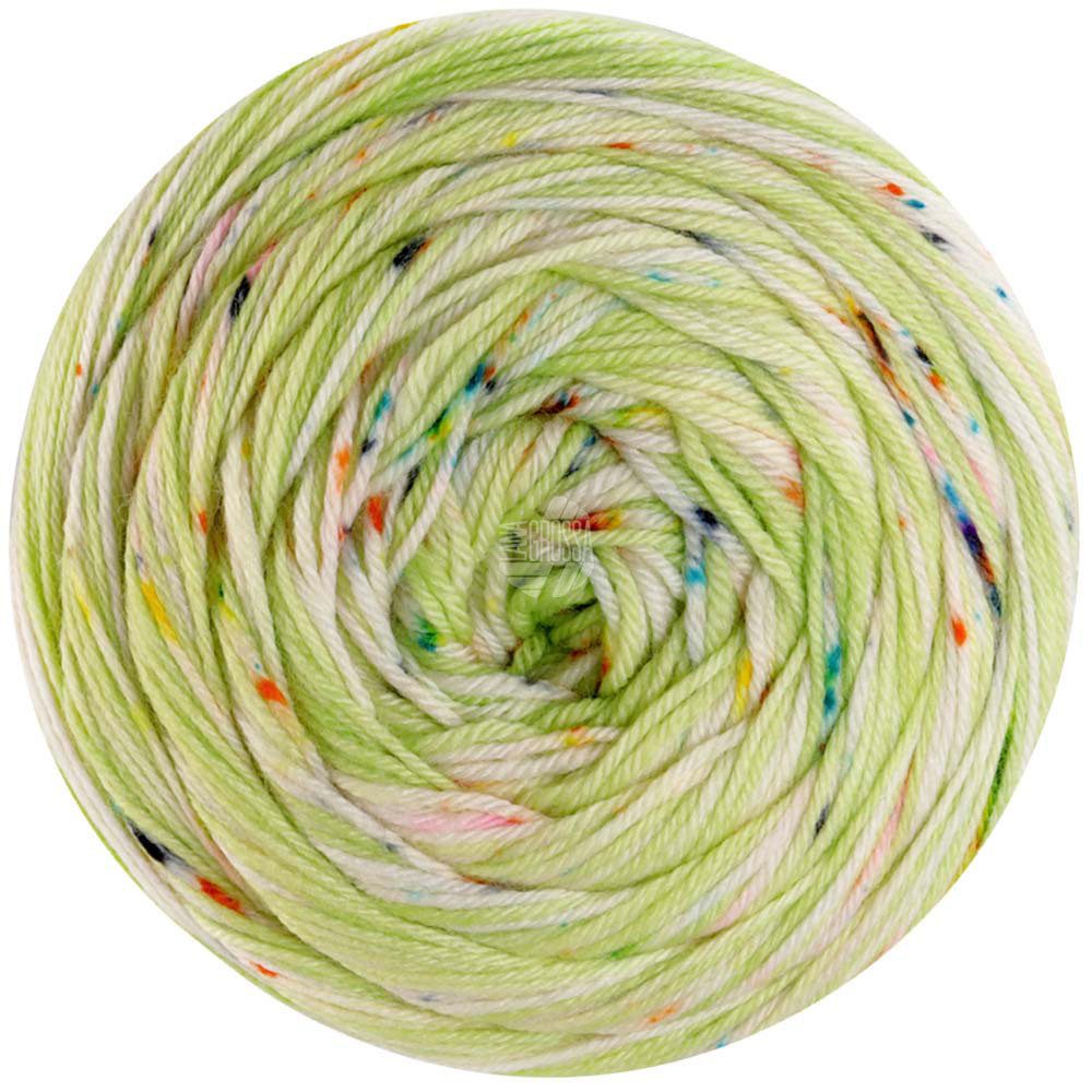 LANA GROSSA MEILENWEIT 100 g SPOTS Sockenwolle Häkelwolle, 400 m (Garn mit Farbverlauf für Socken und mehr, waschmaschinenfest), 100 g