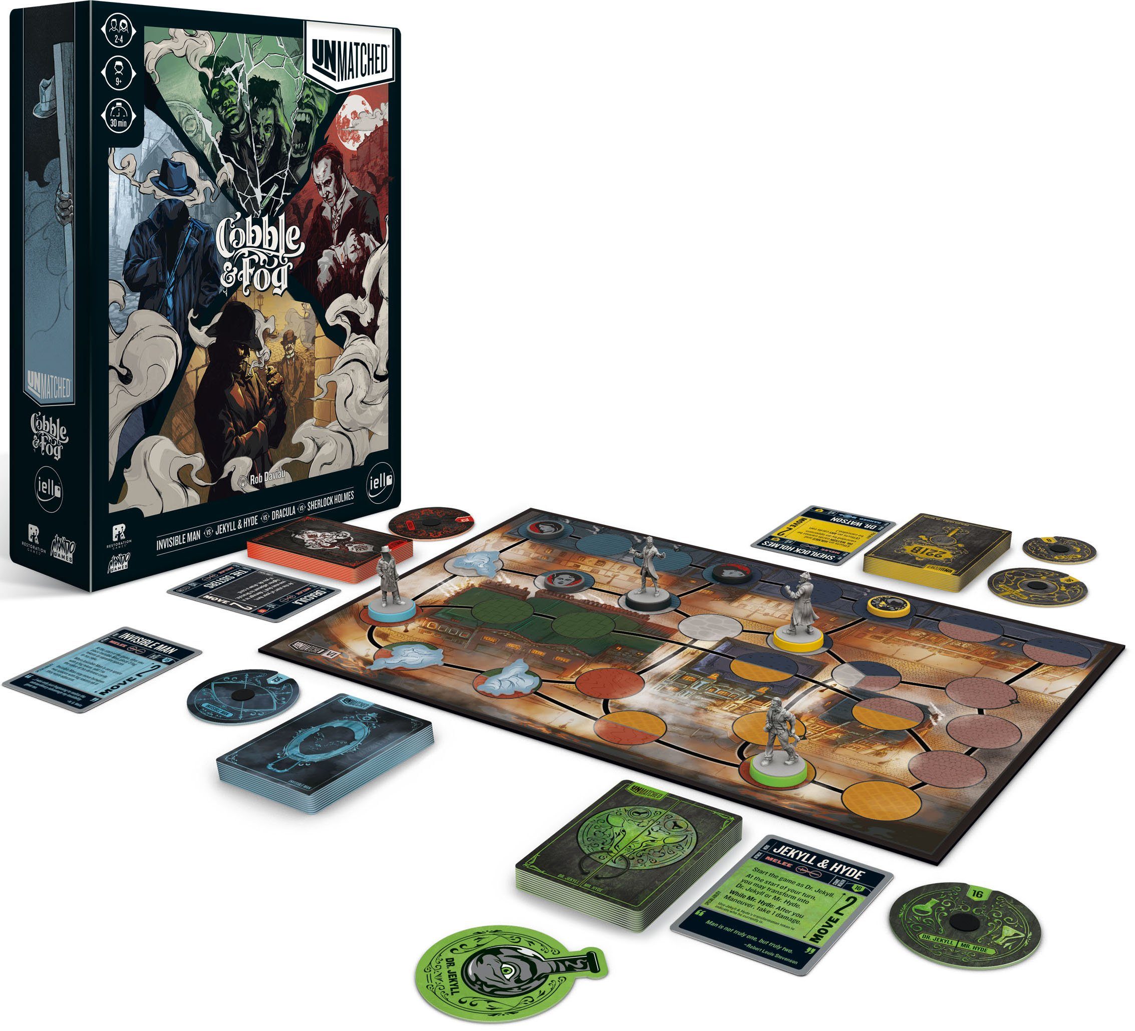 iello Spiel Unmatched - Cobble and Fog, Strategiespiel