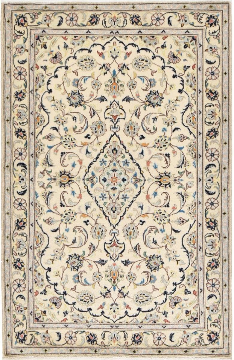 Orientteppich Keshan 96x150 Handgeknüpfter Orientteppich / Perserteppich, Nain Trading, rechteckig, Höhe: 12 mm | Kurzflor-Teppiche