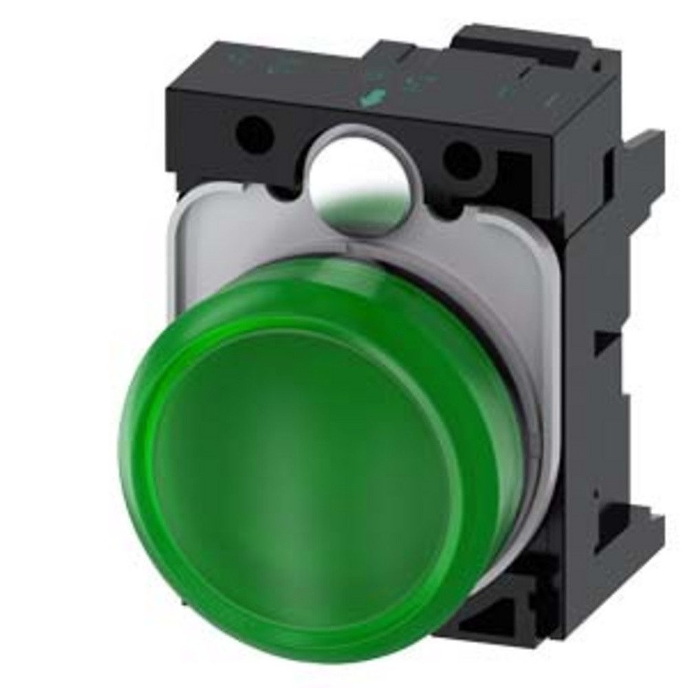 SIEMENS Sensor Siemens 3SU1102-6AA40-3AA0 Leuchtmelder 1 St., (3SU1102-6AA40-3AA0)