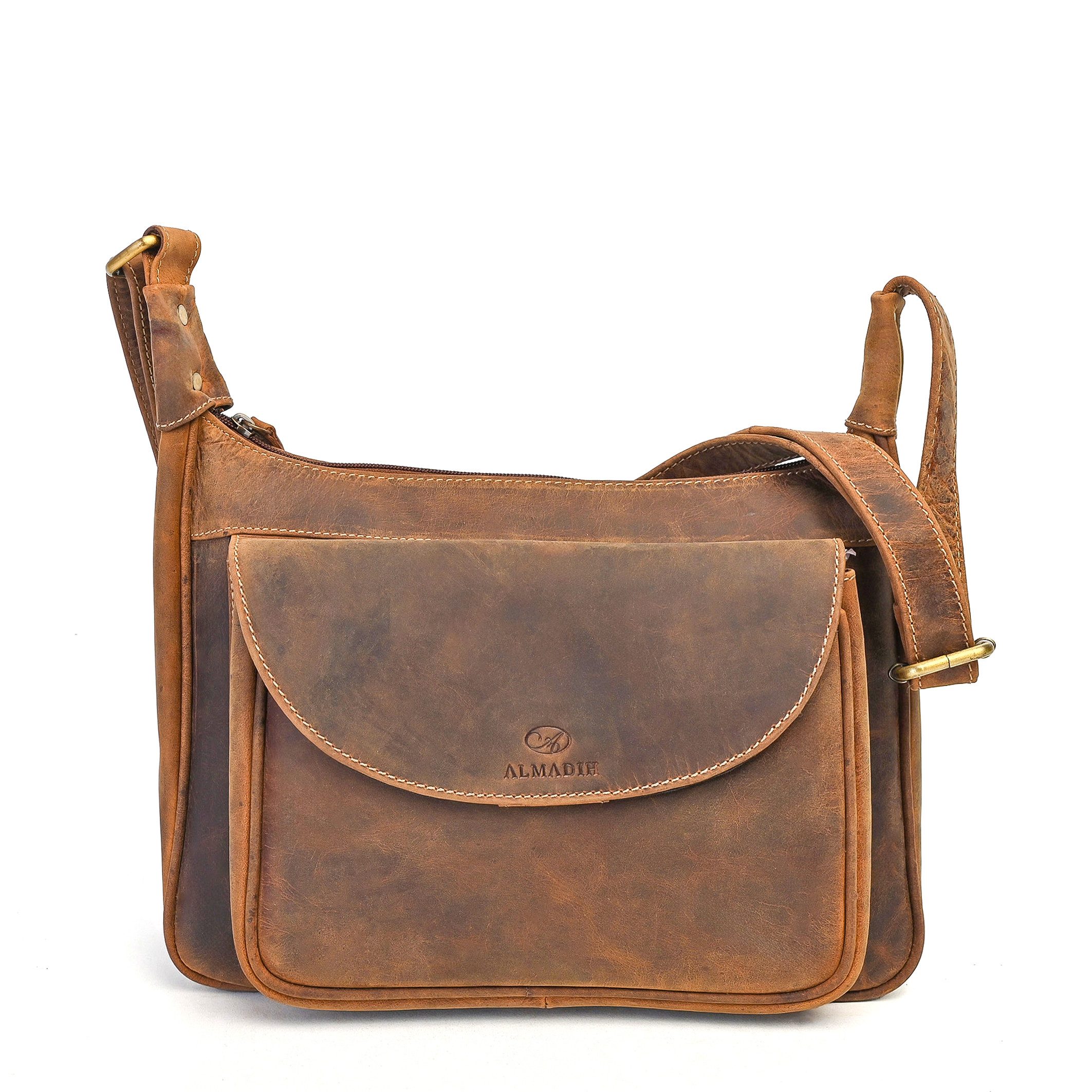 Schultertasche Leder Damentasche MIRA Umhängetasche Handtasche Henkeltasche