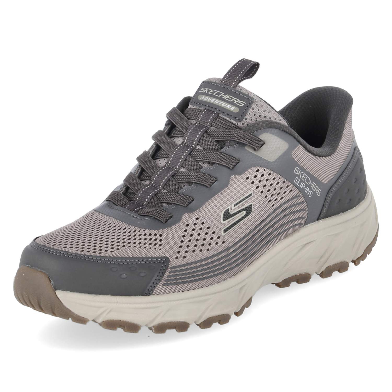 Skechers Skechers 237800 DKTP Herren Textil & Synthetik taupe Schnürschuh