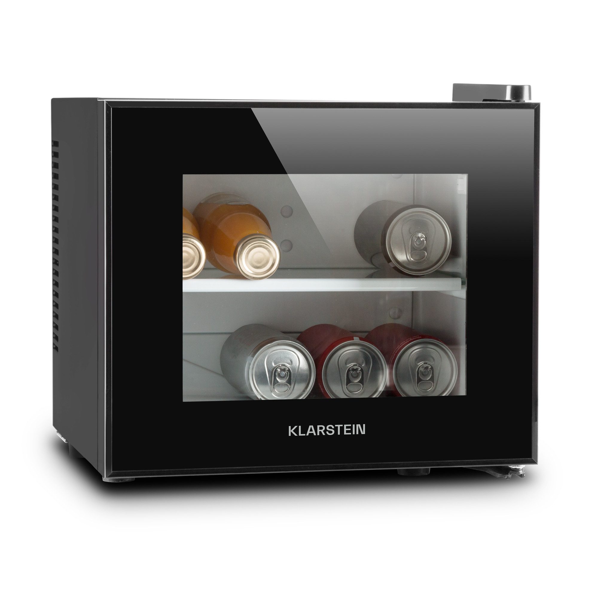 Klarstein Table Top Kühlschrank Frosty Mini-Kühlschrank 10 Liter 65W Klasse B schwarz 10029407, 30.3 cm hoch, 33.4 cm breit