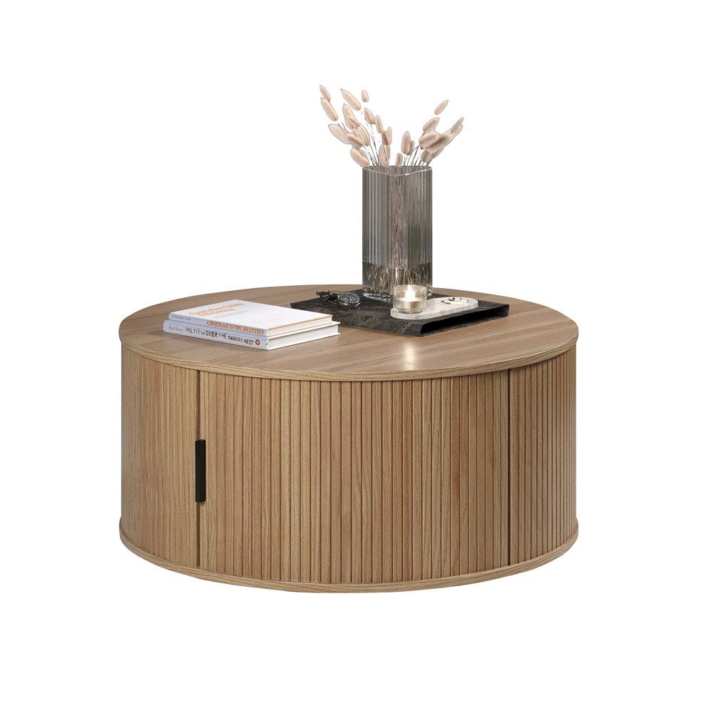trendteam Couchtisch Couchtisch Ronin, Eiche, rund (no-Set), Breite 80 cm günstig online kaufen