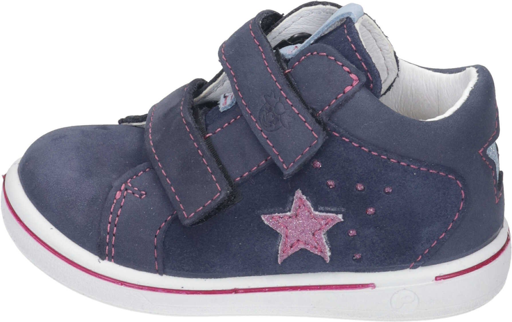 Ricosta Pepino Klettschuhe Klettschuh aus echtem Leder blau