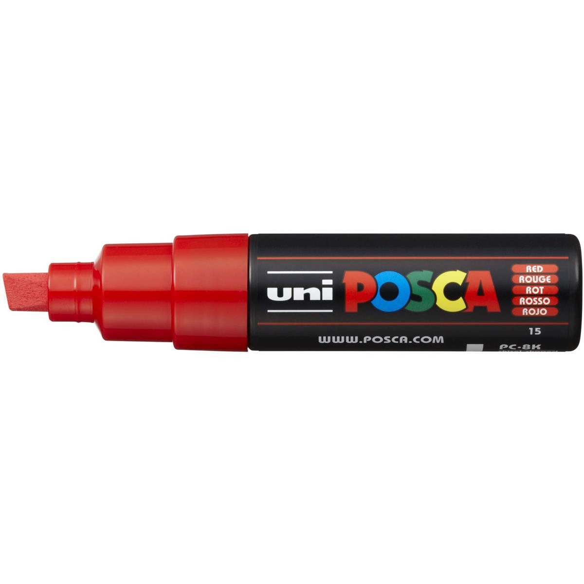uni-ball Lackmarker uni-ball Posca PC-8K Marker - rot