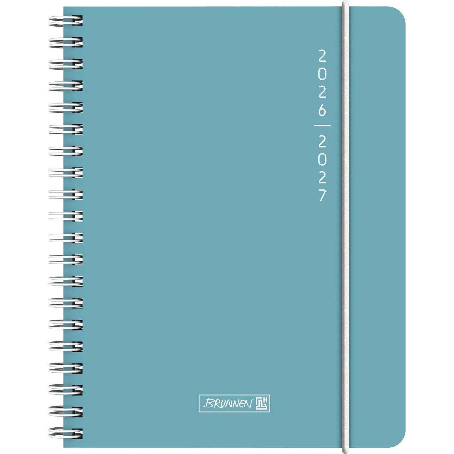 Schülerkalender Schülerkalender 2026/2027 "Plain Blue", A6, Kunststoff