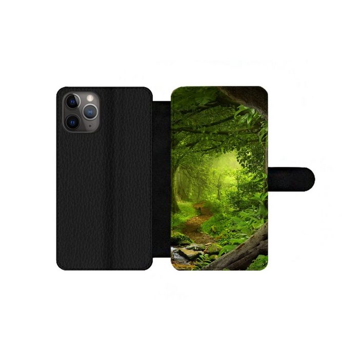 MuchoWow Handyhülle Dschungel - Grün - Natur - Tropisch - Pflanzen Handyhülle Telefonhülle Apple iPhone 11 Pro Max