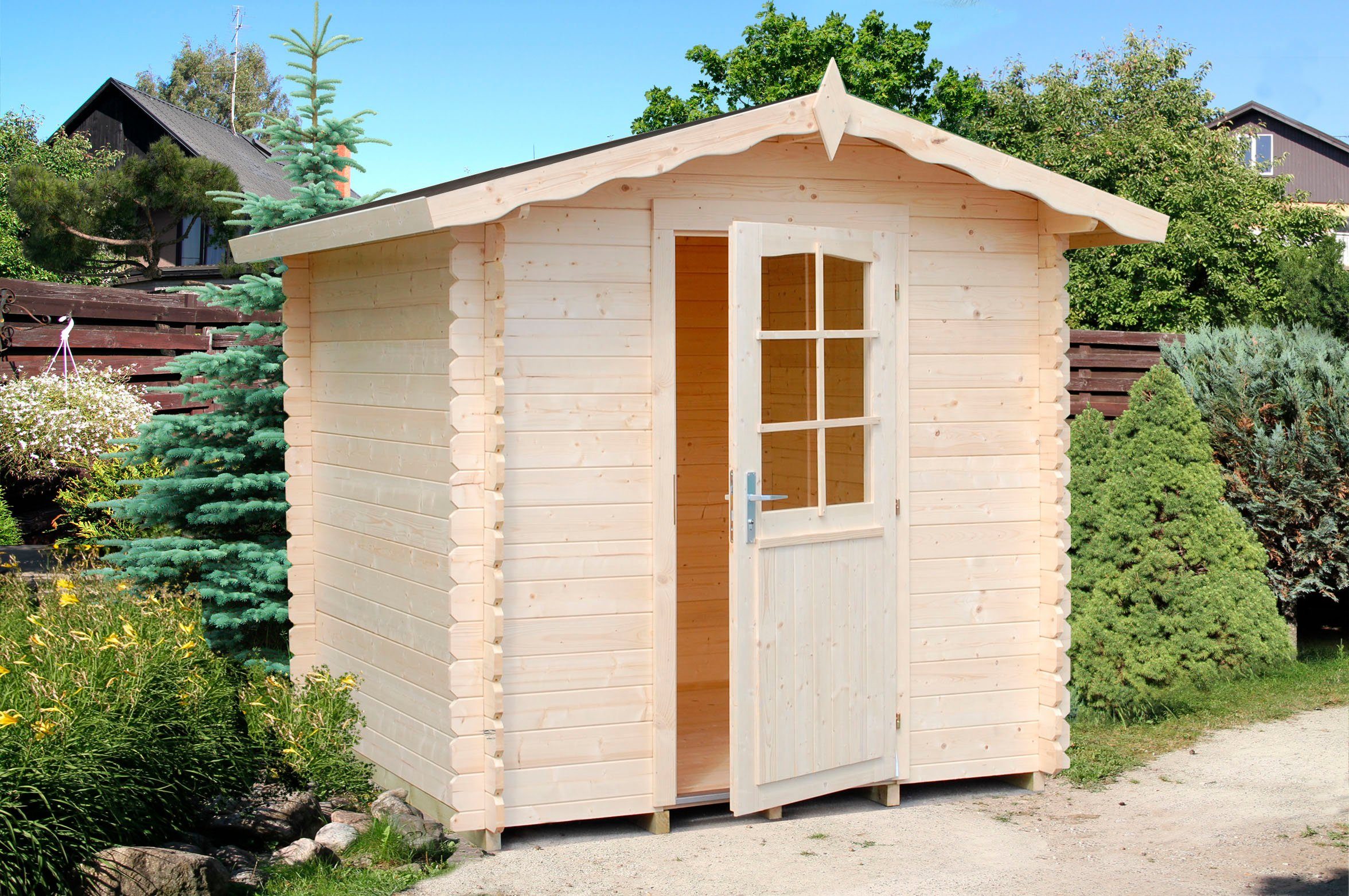 Palmako Gartenhaus Vivian, BxT: 254x240 cm, 3,8 qm