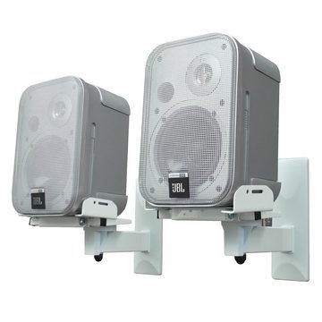 Drall Instruments BH5W Lautsprecher-Wandhalterung, (2-tlg., 2 x Universal Wandhalter für Lautsprecher Boxen schwenkbar und neigbar)