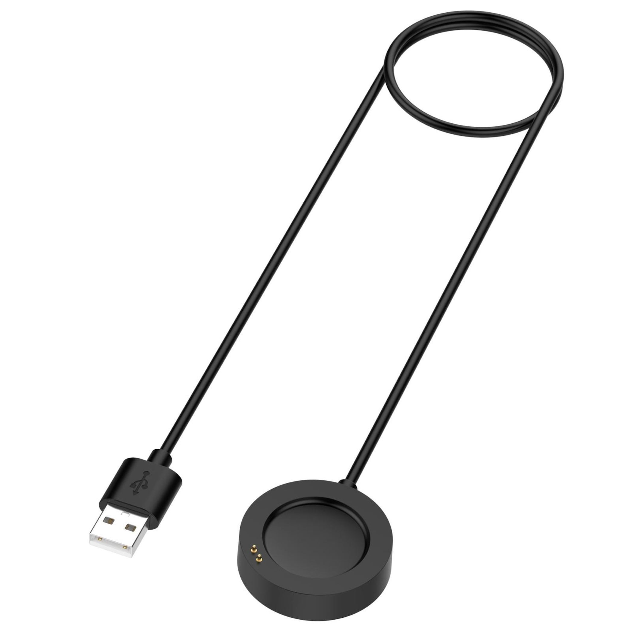Wigento Ladekabel mit Ladebasis für Xiaomi Watch 5 Magnetisch USB-A Schwarz Stromadapter – Bild 3 von 5