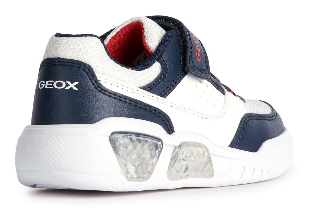 Geox Blinkschuh J ILLUMINUS BOY Sneaker mit Wechselfußbett, Sneaker mit  Laufsohle aus Polyurethan (PU)