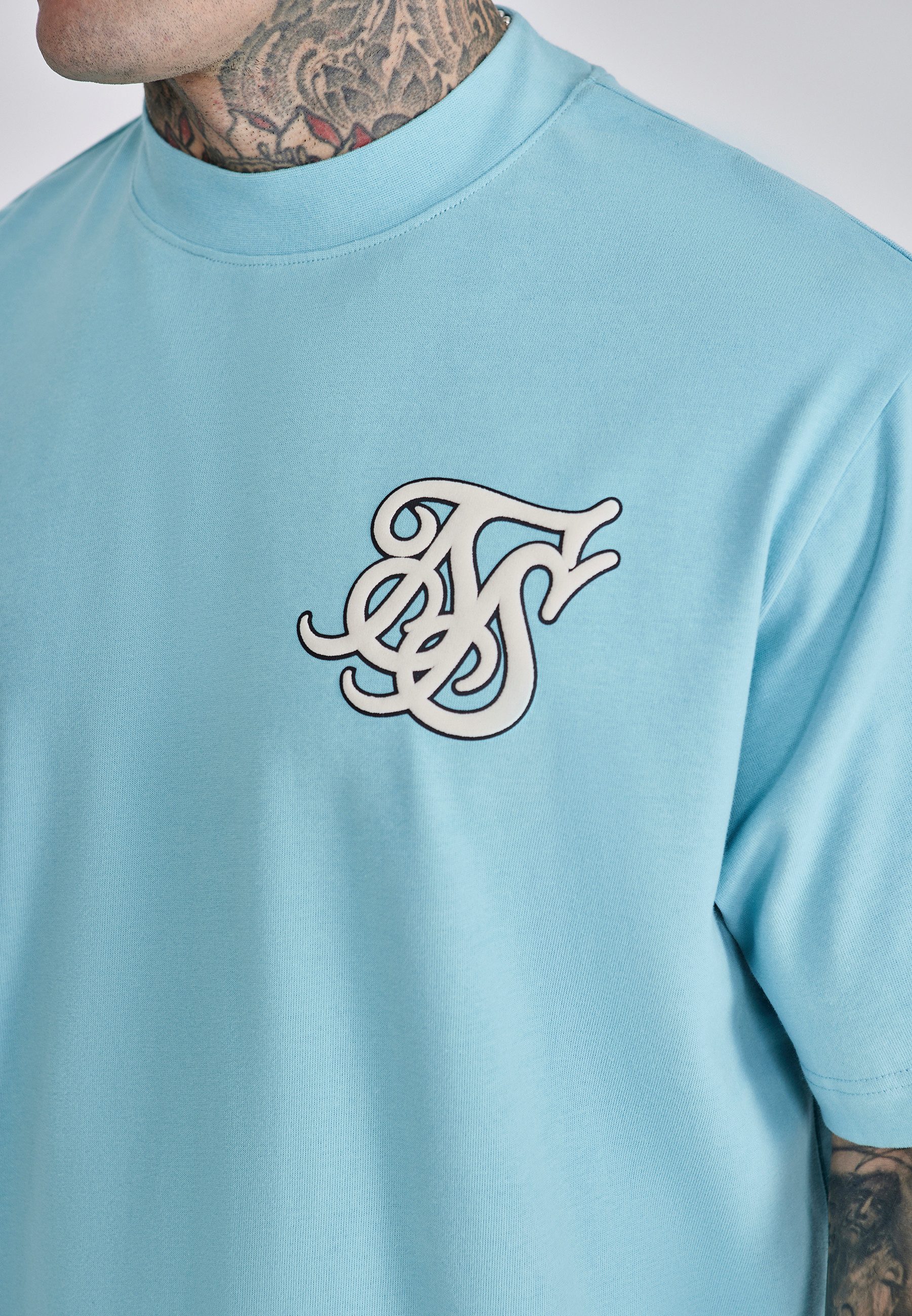 Siksilk T-Shirt SikSilk Herren Oversized T-Shirt