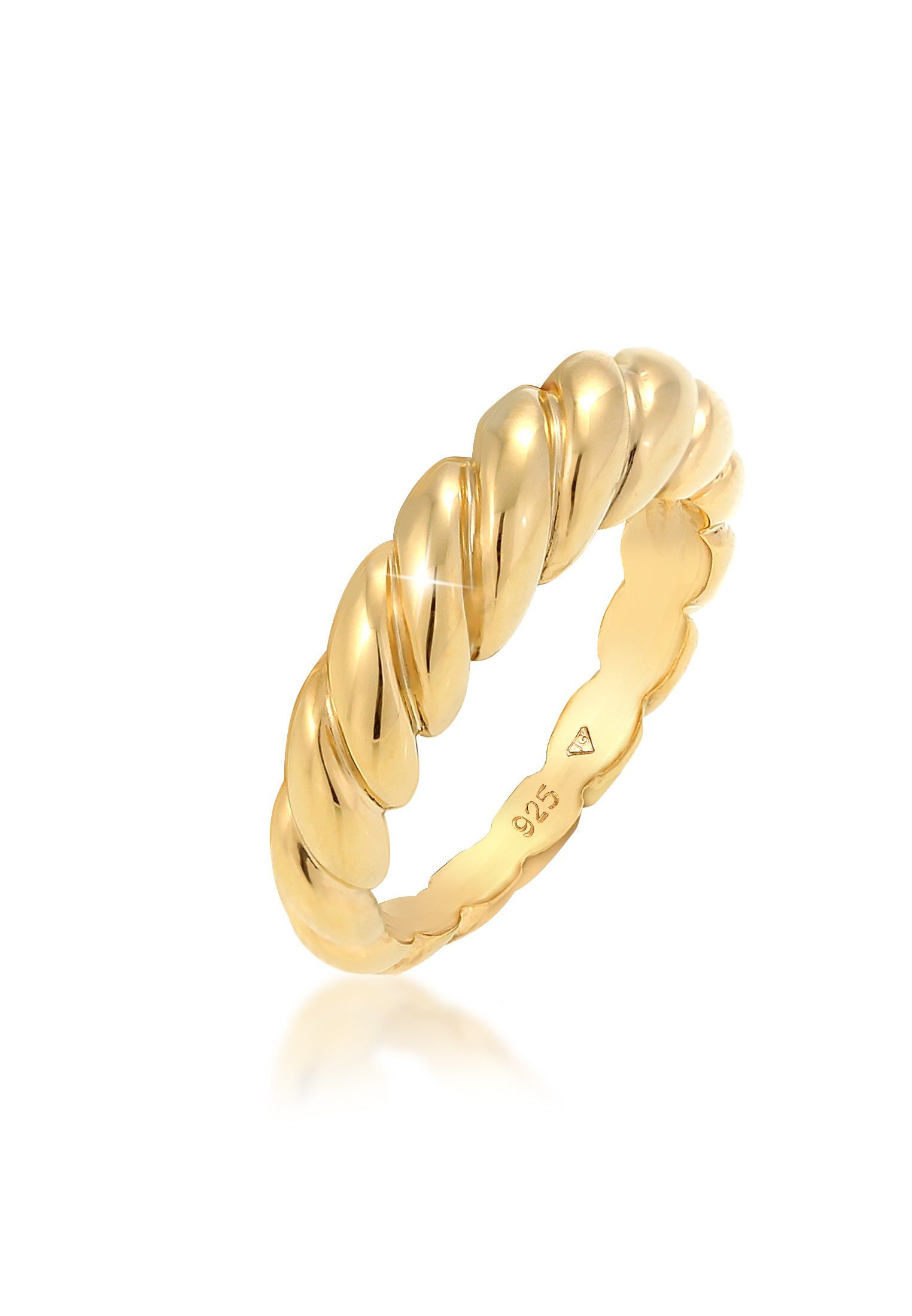 Fingerring Twisted Gedreht Bandring 925 Silber