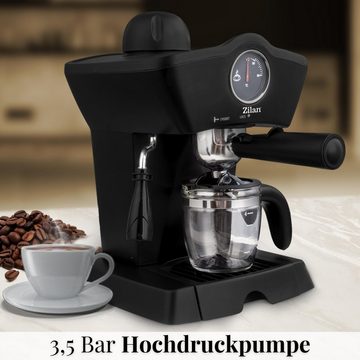 Zilan Espressomaschine ZLN-2854, Edelstahlfilter, 3.5 Bar Hochdruckpumpe,Edelstahlfilter,Thermometer