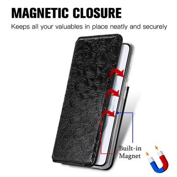 König Design Handyhülle Samsung Galaxy S21 Plus, Schutzhülle Schutztasche Case Cover Etuis Wallet Klapptasche Bookstyle