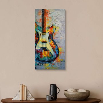 Posterlounge Holzbild Olha Darchuk, Gitarre, Malerei