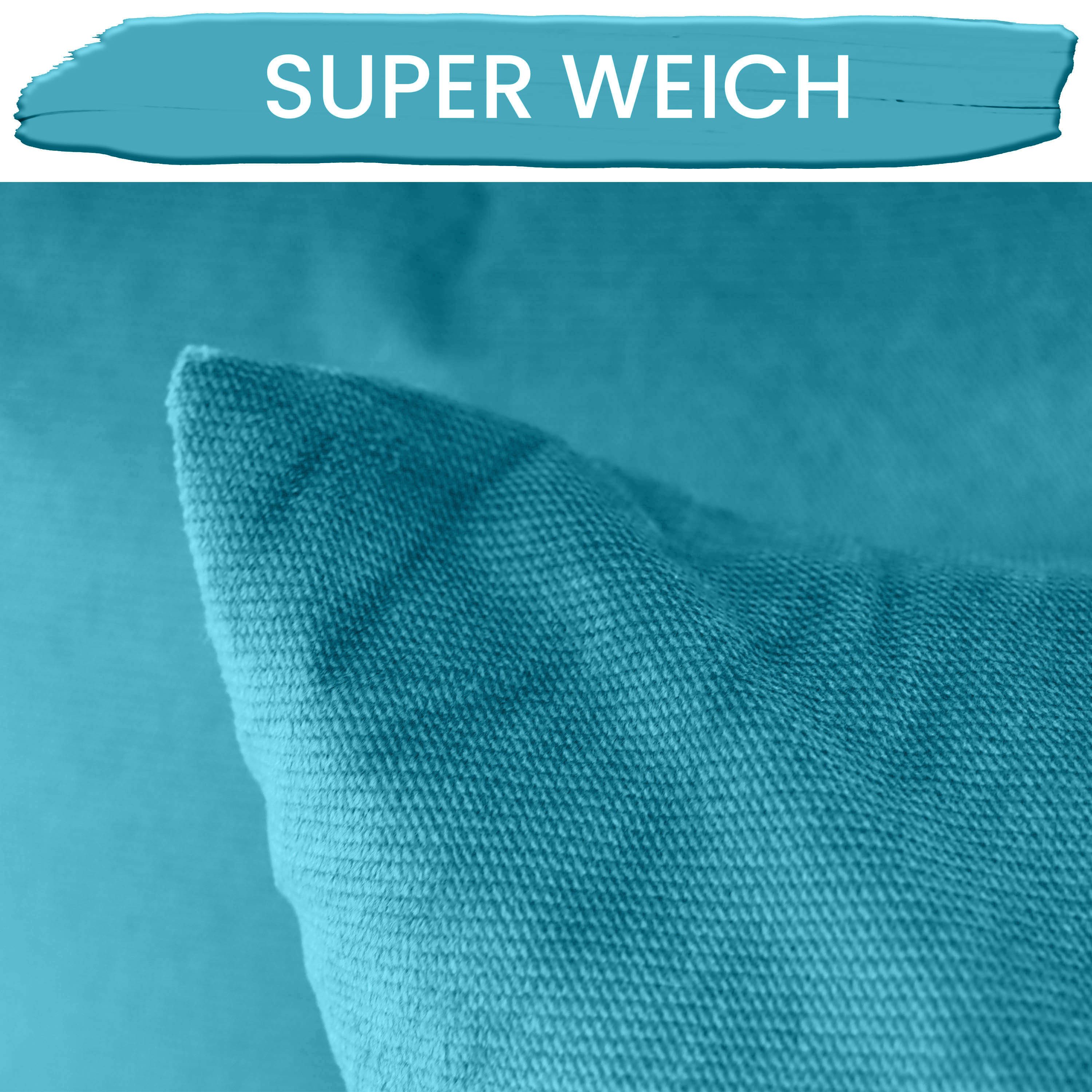 Amilian Dekokissen 2er Set - Kissen mit Füllung und Bezug - Sofakissen, Zie günstig online kaufen