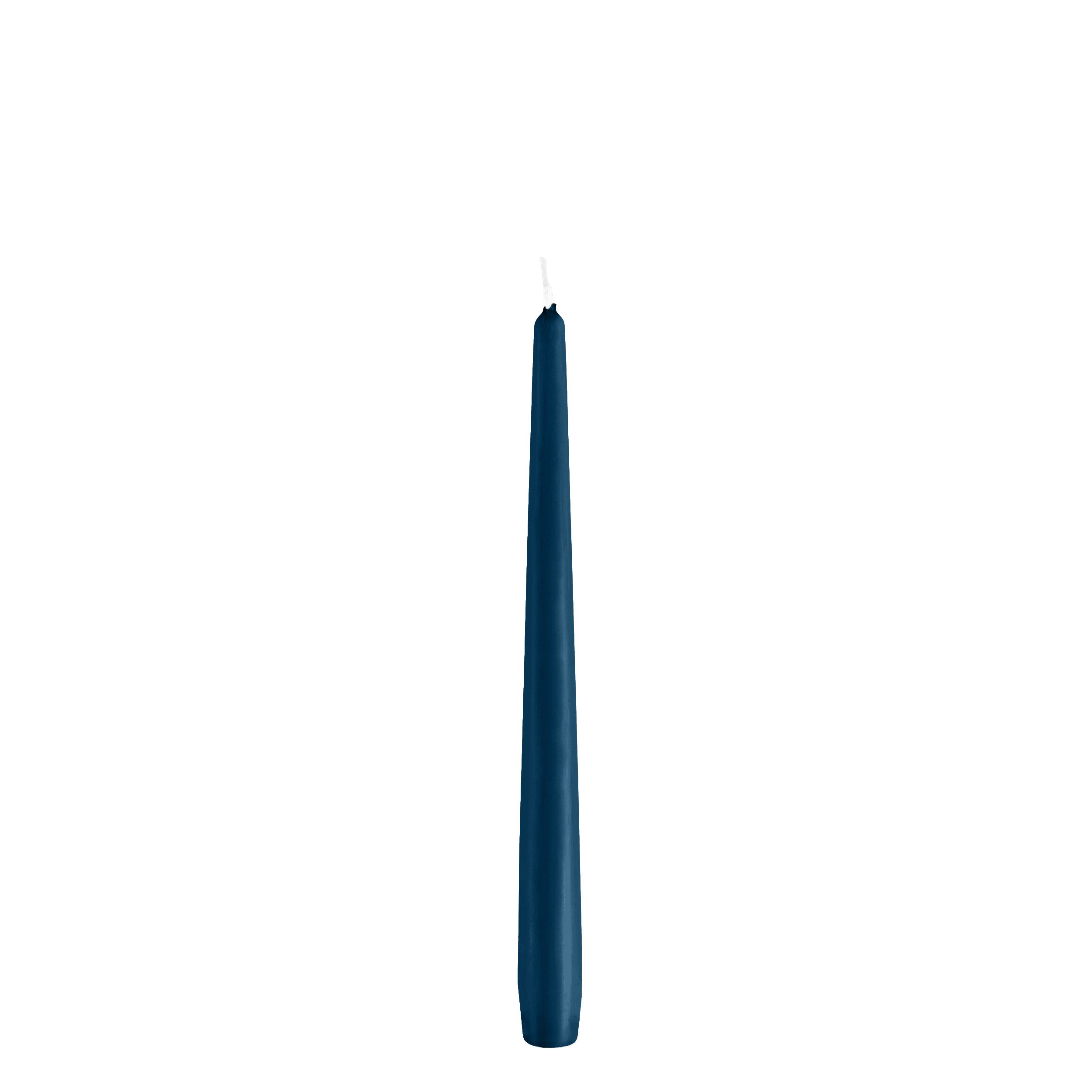 Kopschitz Свечи Spitzkerze Spitzkerzen Petrol Blau 290 x Ø 23 mm, 12 Stück