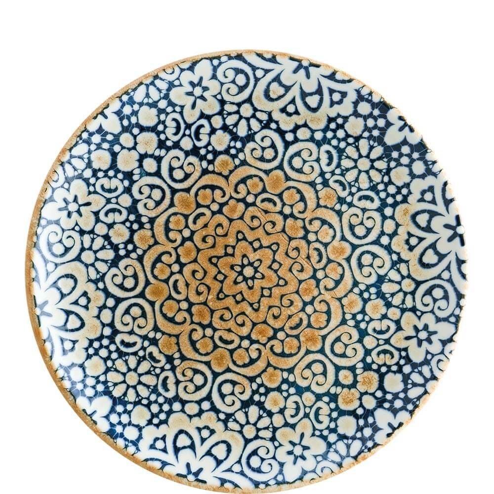 Speiseteller Aura Alhambra Gourmet rund 30cm 3cm Blau Тарелка обеденная, (6 St)
