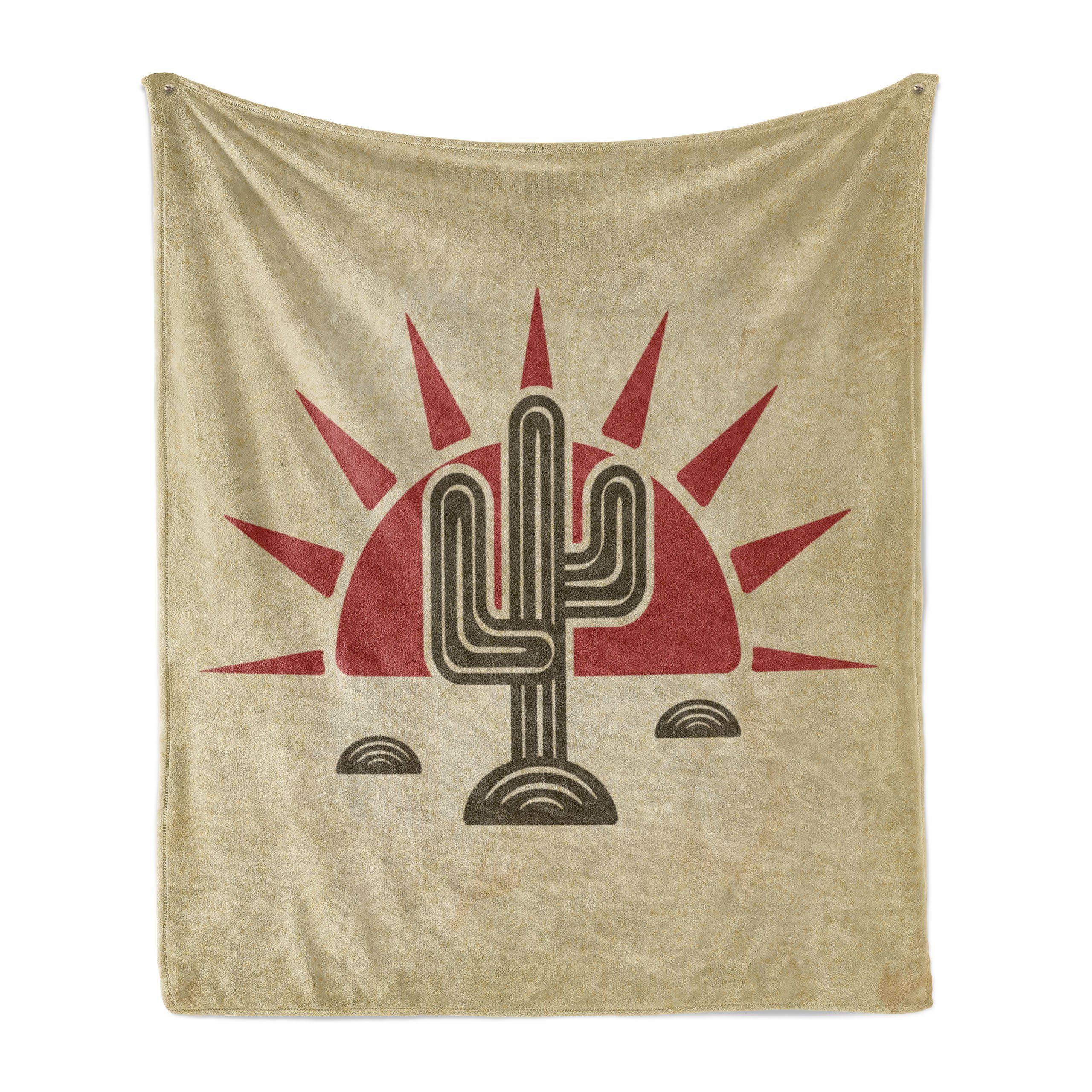 den Gemütlicher Wohndecke und Abakuhaus, Saguaro für und Arizona Sun Plüsch Innen- Tribal Außenbereich,