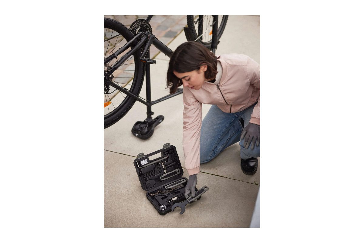 crivit Fahrradwerkzeugset Crivit Fahrradwerkzeugkoffer 20teilig Reparaturse günstig online kaufen