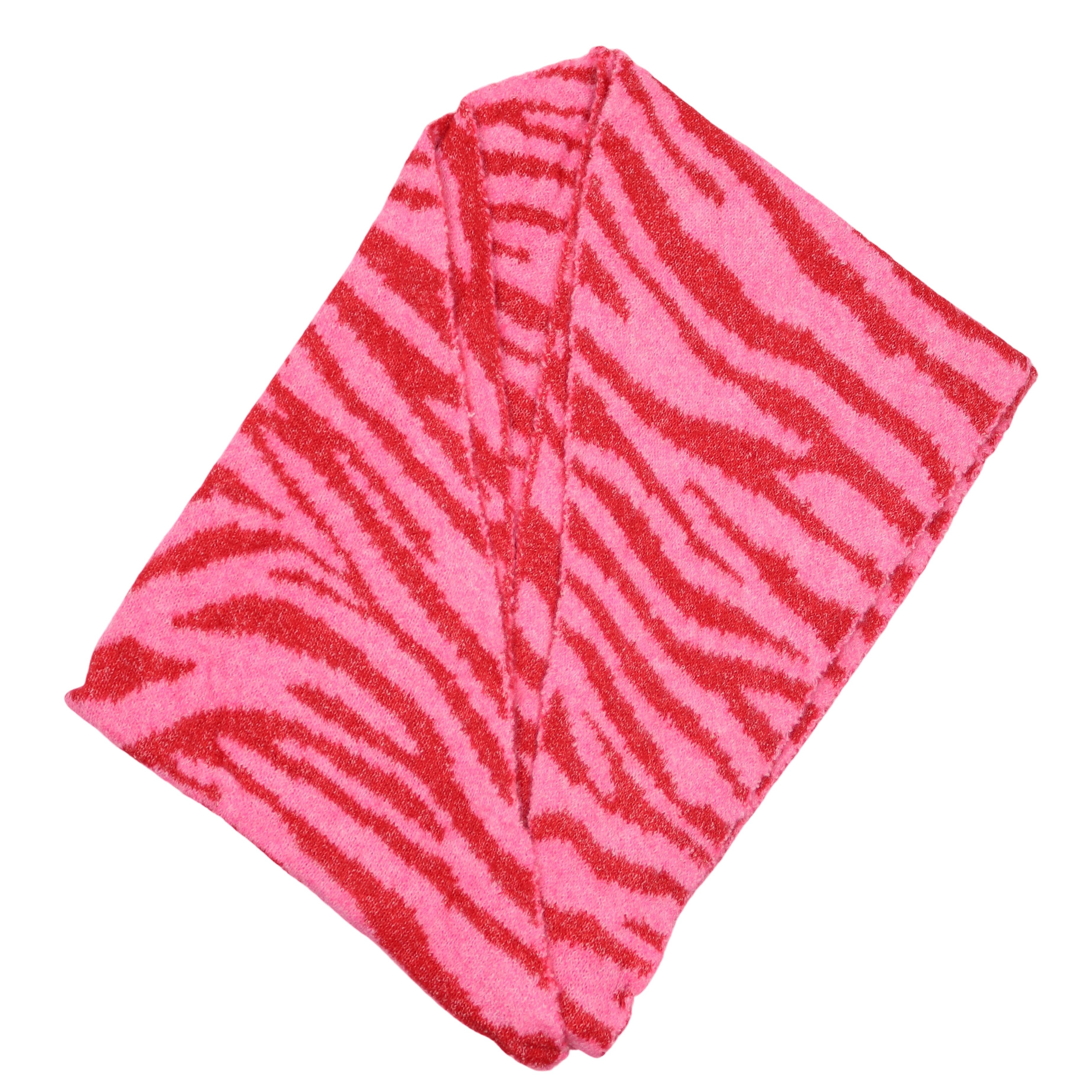 MIRROSI Dreieckstuch kuschliger und warmer Dreiecksschal Zebra Muster ca.18 günstig online kaufen