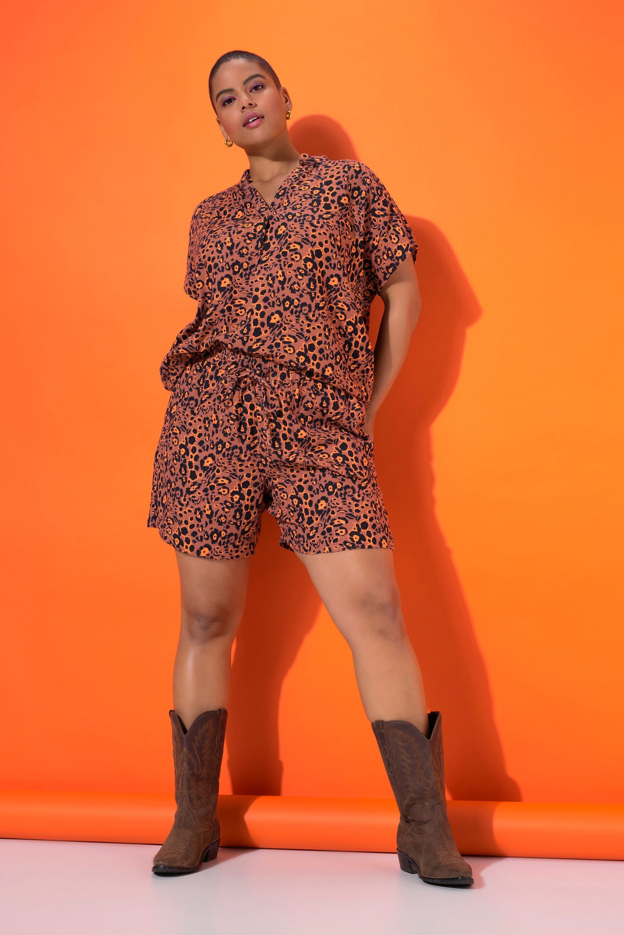 Studio Untold Shorts Shorts Wide Legs Musselin Leo