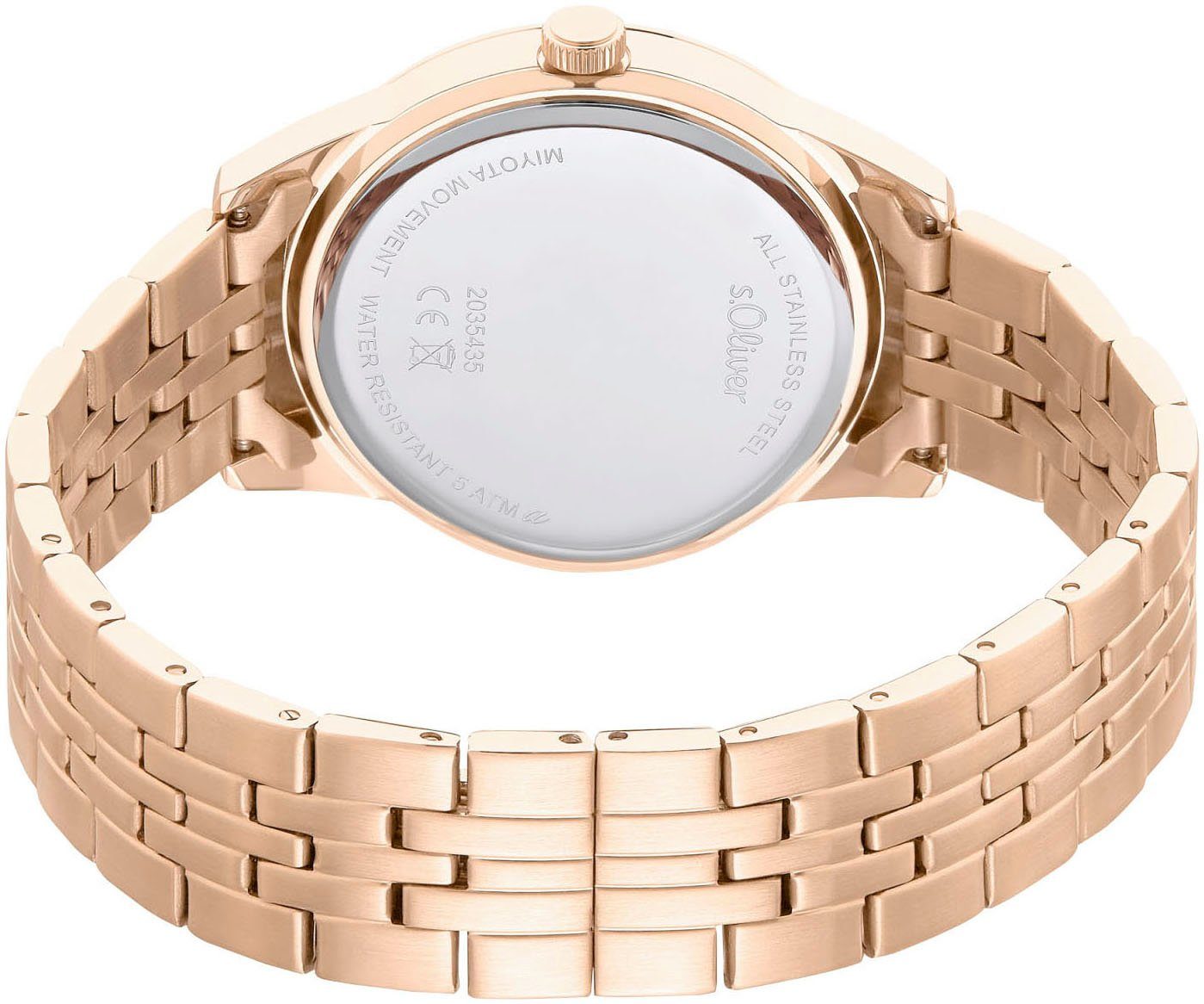 s.Oliver Quarzuhr 2035435, Armbanduhr, Damenuhr, analog, günstig online kaufen