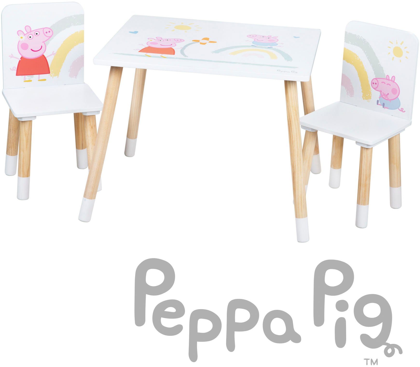 Pig, Peppa Kindersitzgruppe roba® (3-tlg)