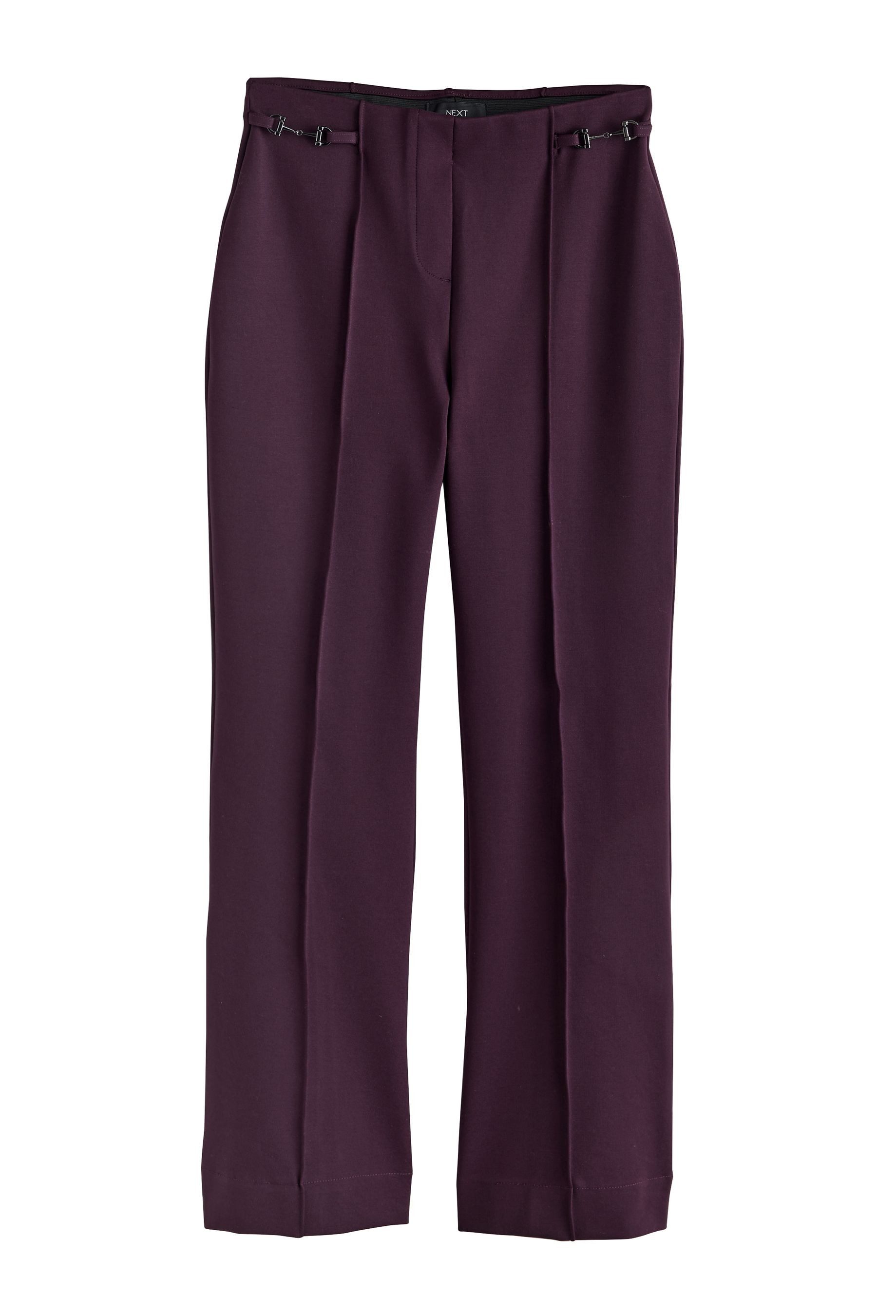 Next Bootcuthose Ponte-Bootcut-Hose mit Horsebit-Detail (1-tlg)