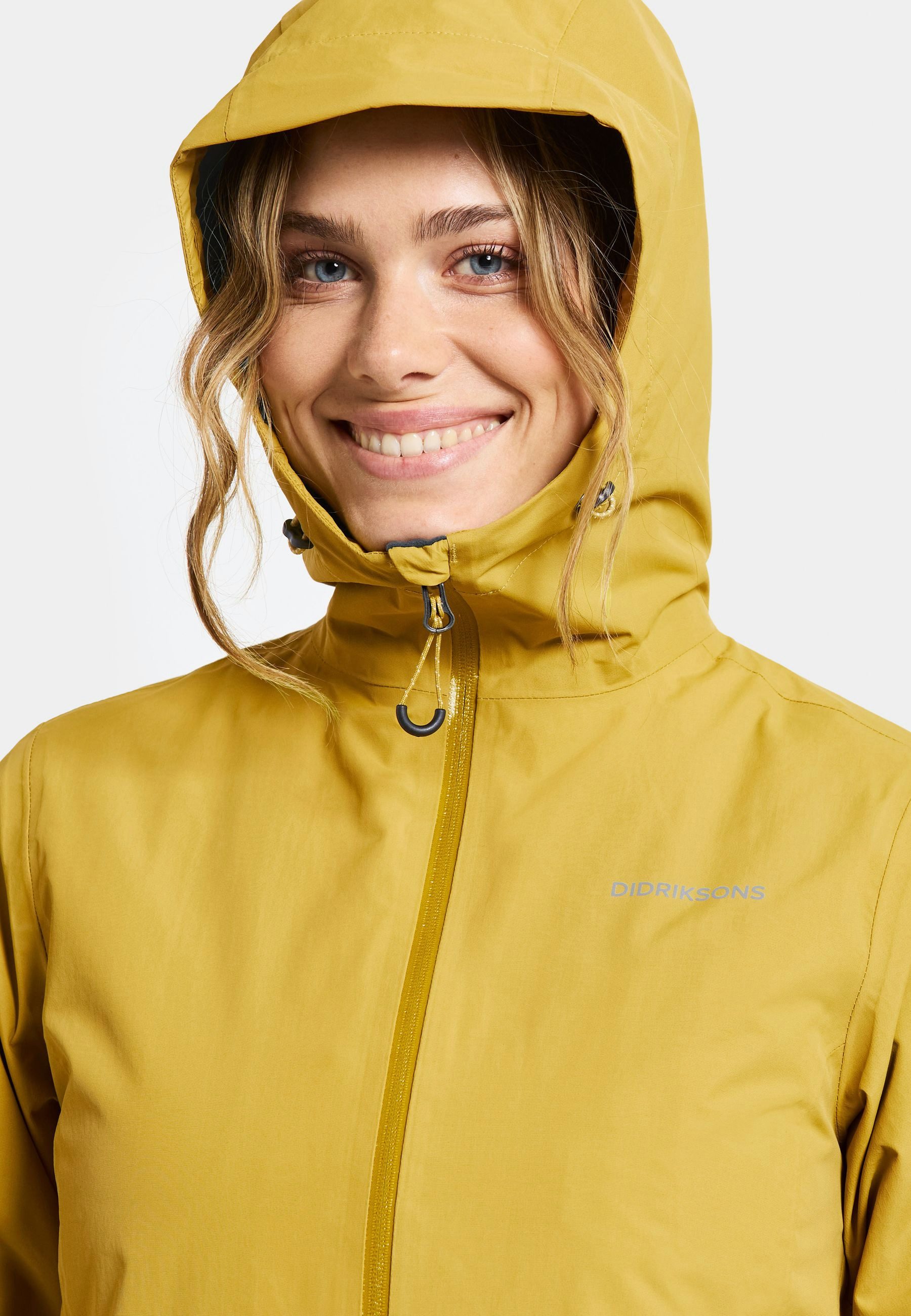 Didriksons Outdoorjacke Damen Regenjacke Wasserdicht VARJA mit Kapuze mit Taschen
