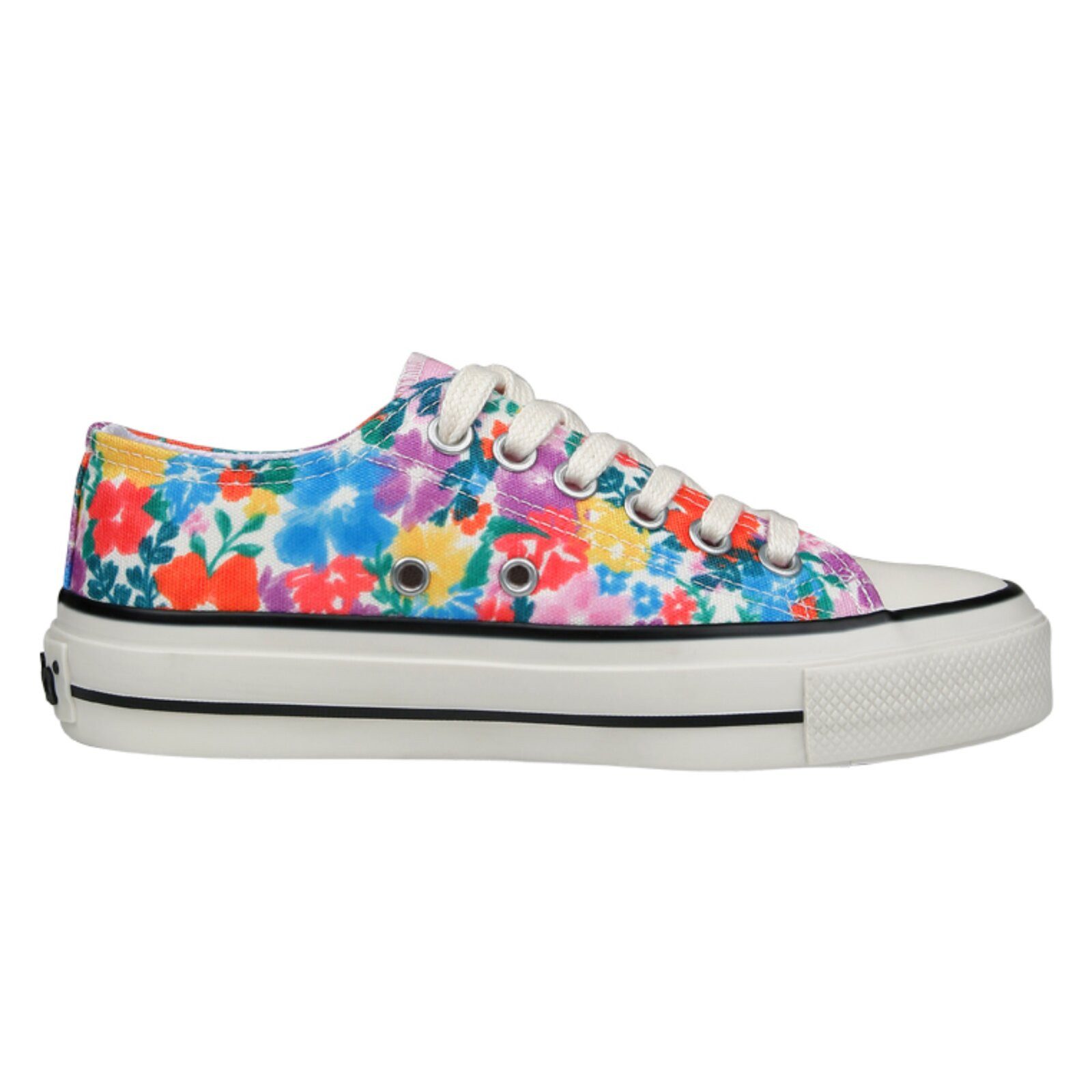 DOGO Liria Low-Top Sneaker Floral Damen Sneaker Sneaker Handgefertigt