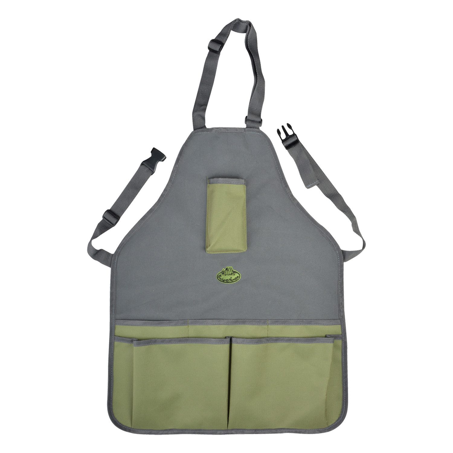 esschert design Umhängeschürze Gartengeräteschürze grau, (Stück, 1-tlg., Ga günstig online kaufen