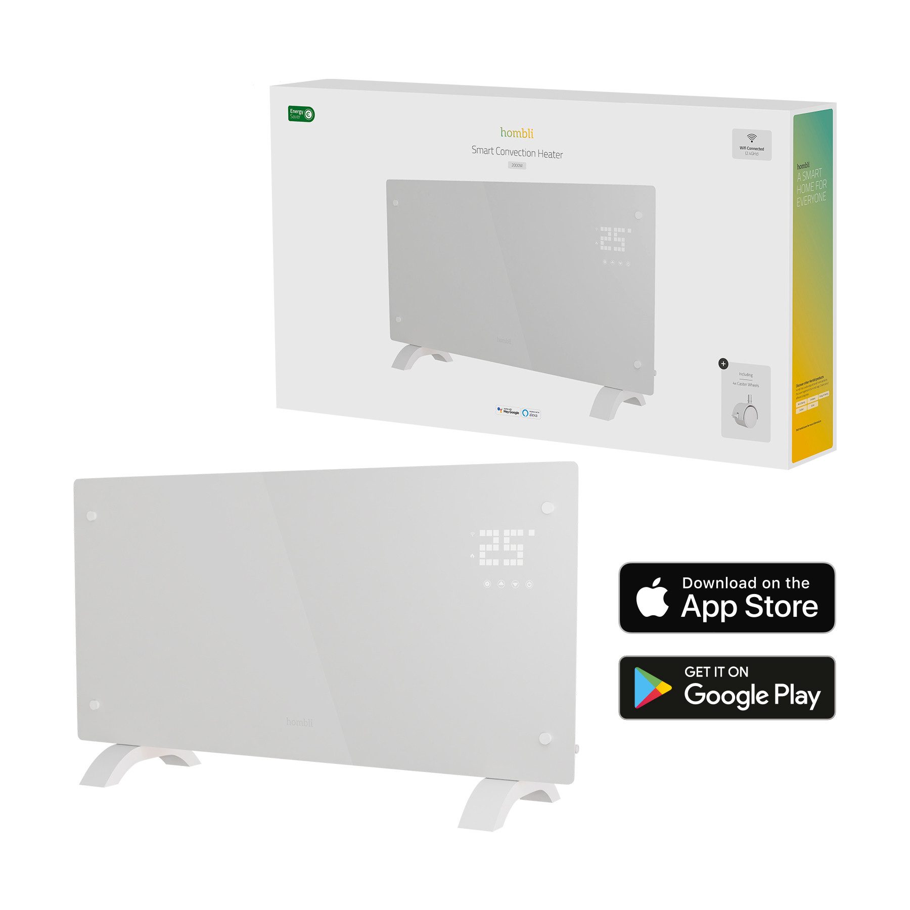 Hombli Smart Convection Heater 2000W Smart-Home-Zubehör