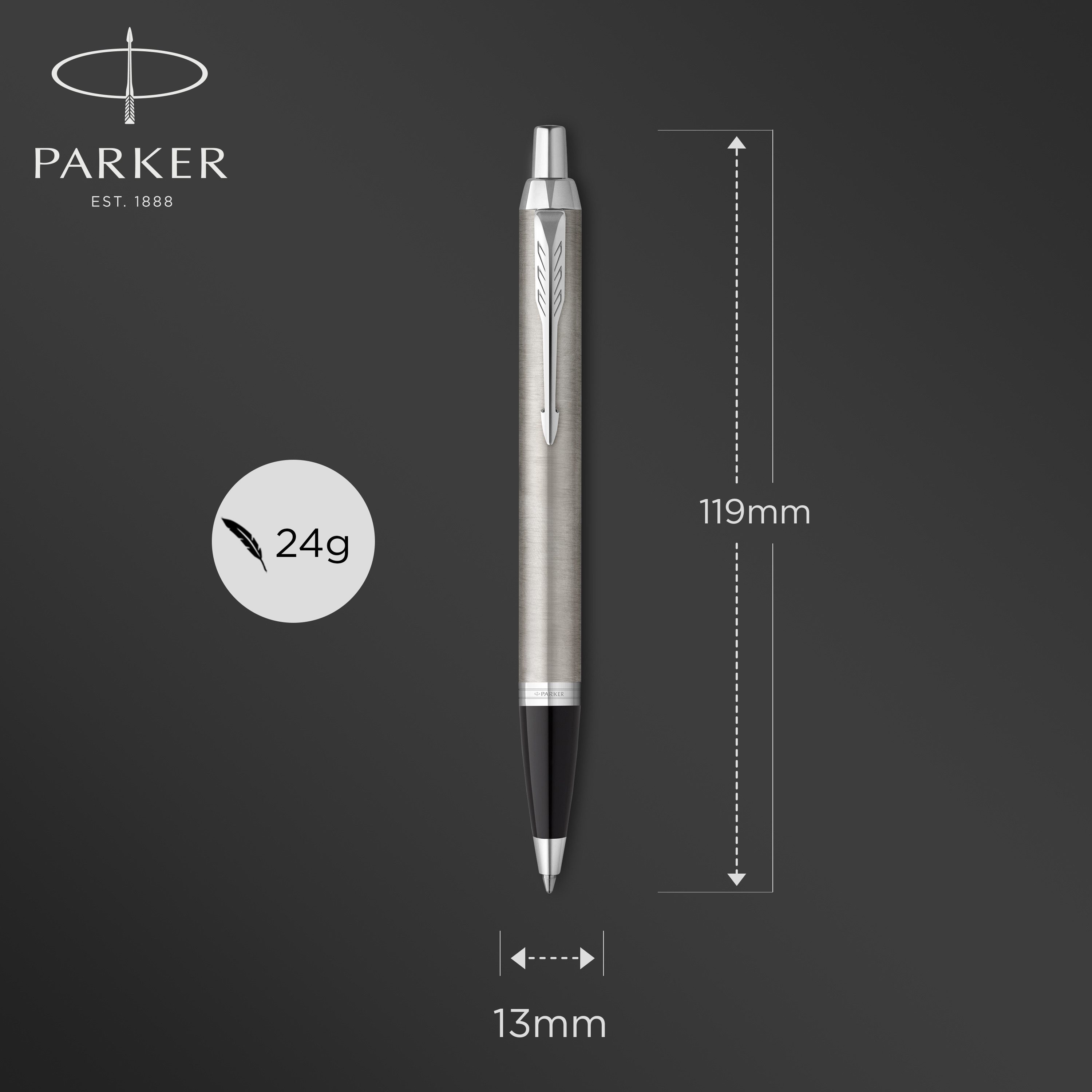 Parker Kugelschreiber PARKER 2143631 Druckkugelschreiber IM Essential, Edelstahl C.C.