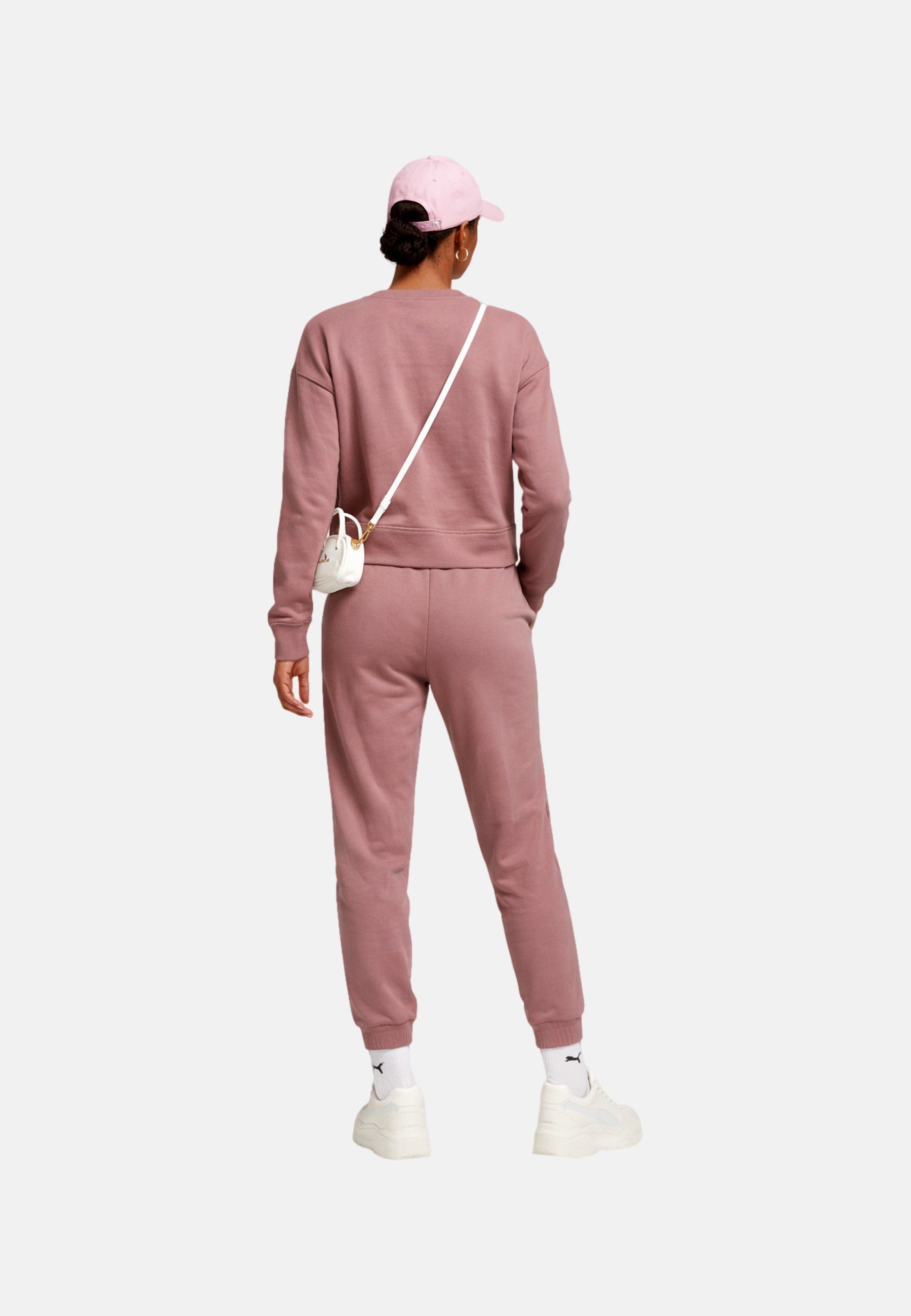 PUMA Sweathose Sweathose ESS SCRIPT Comfort Jogginghosen (1-tlg)