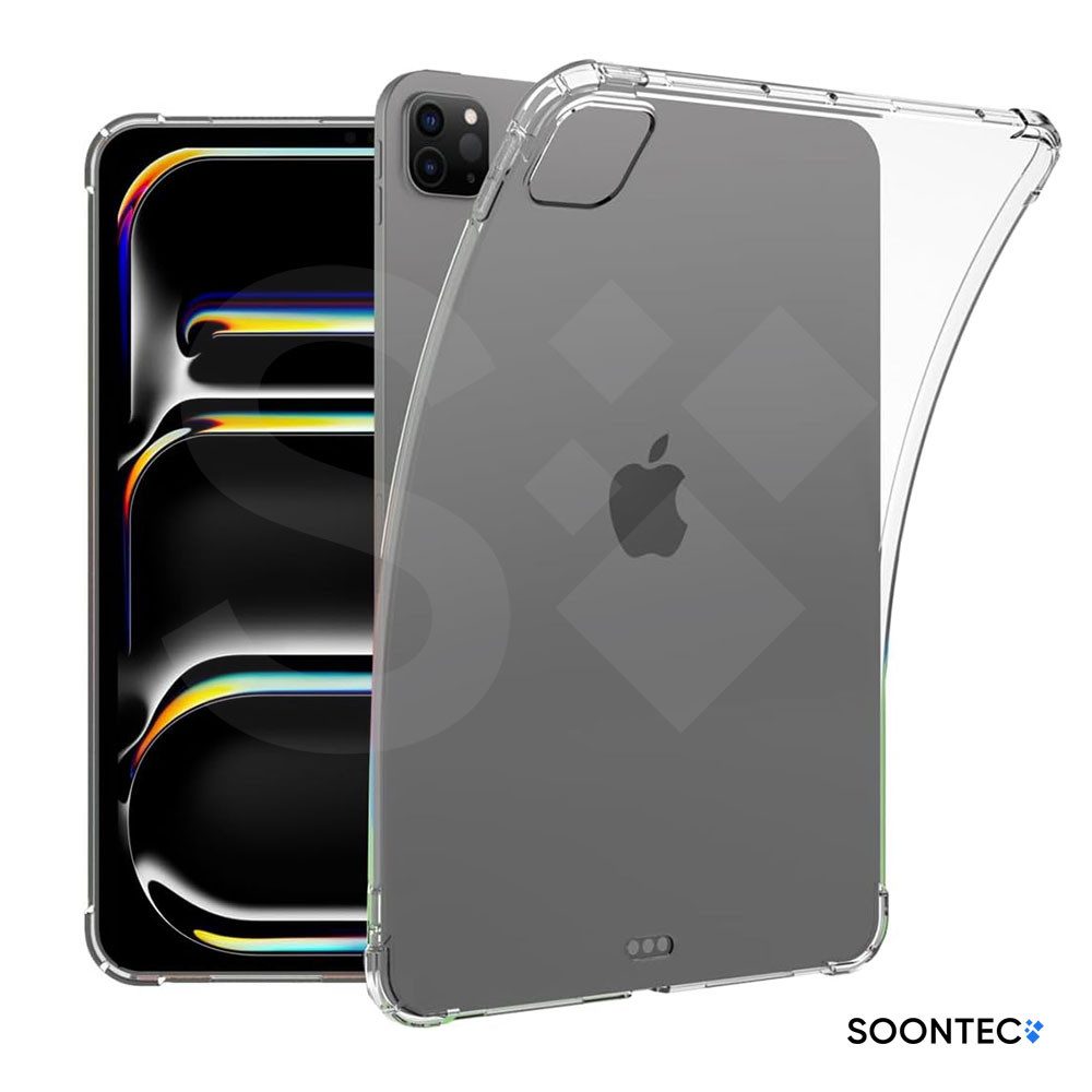 SOONTEC Tablet-Hülle transparente iPad Hülle – Stoßfestes iPad Case, für iPad 10.2/10.9/11/13, iPad Pro, Air & Mini 6/7