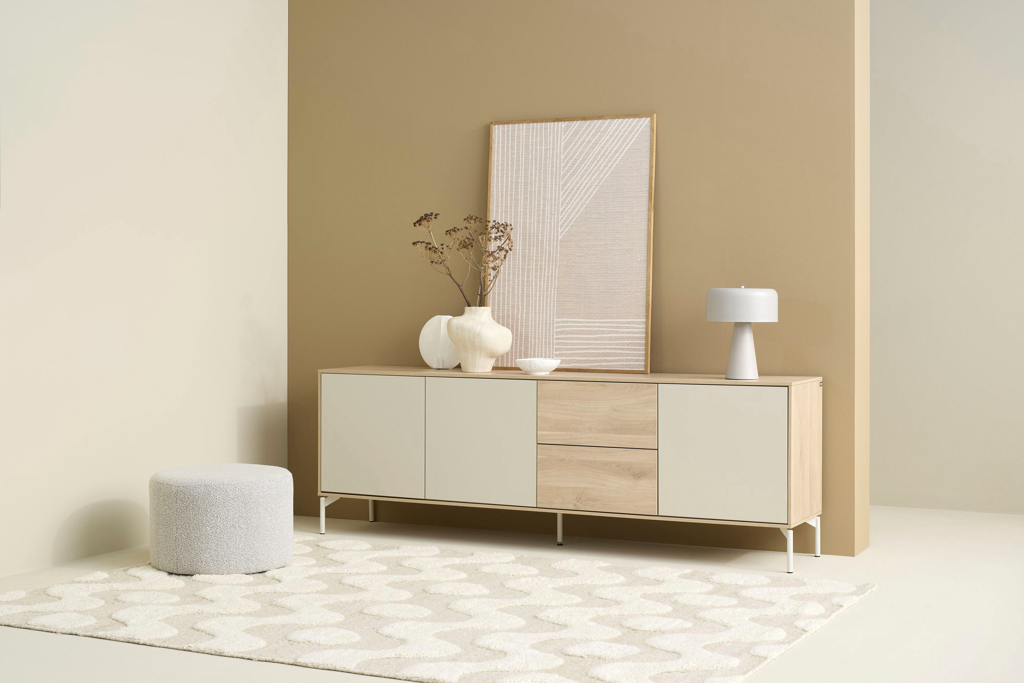 SCHÖNER WOHNEN-Kollektion Sideboard LABOE (1 St), 150 cm oder 200 cm mit push to open Funktion