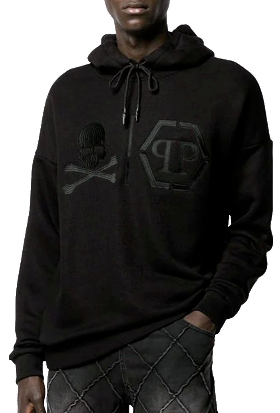 PHILIPP PLEIN Hoodie Kapuzenpullover Hoodie Sweatshirt Sweater Sweatjacke Pullover Statement-Sweatshirt mit Kapuze