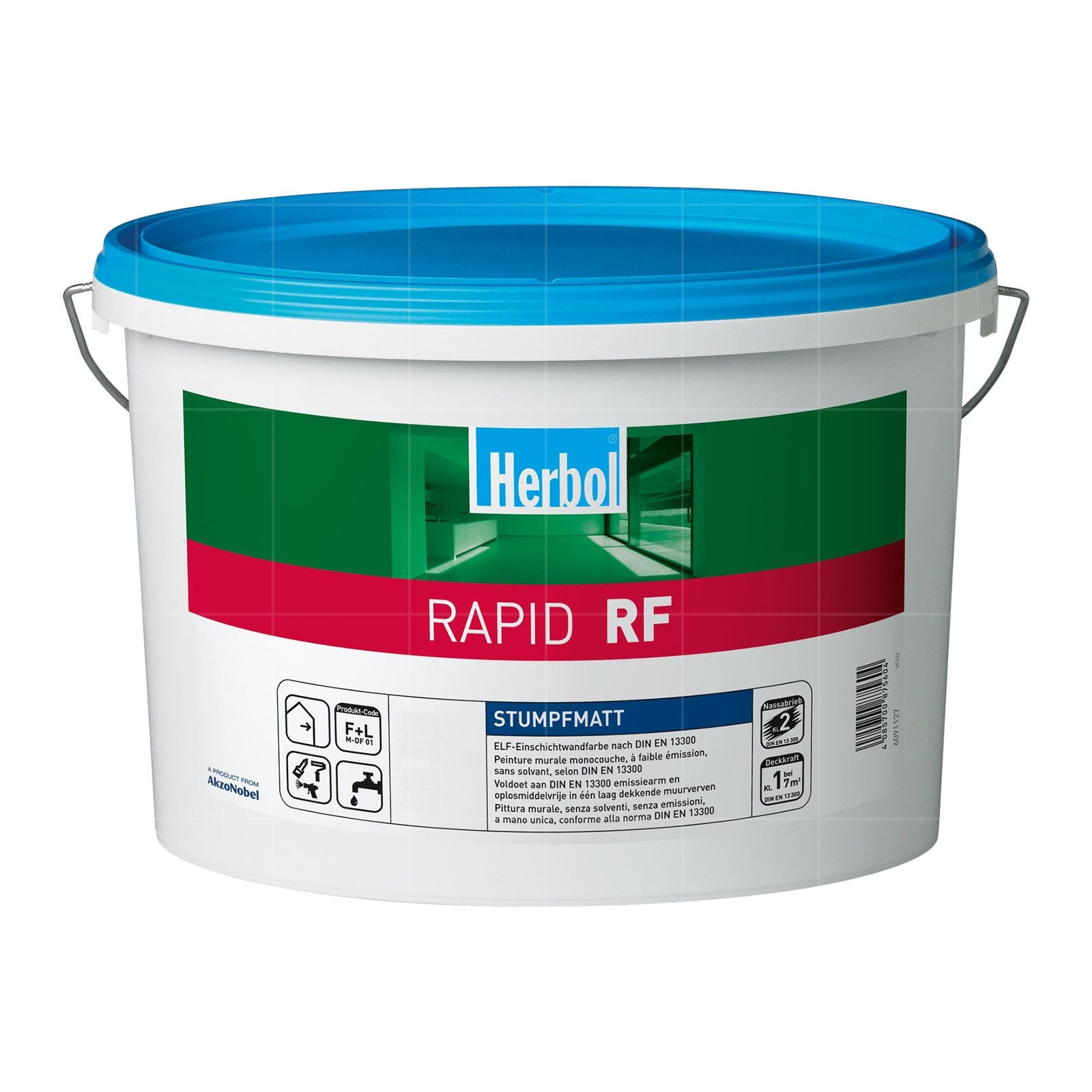 Herbol Wandfarbe Rapid RF - 12.5 Ltr (Weiss)