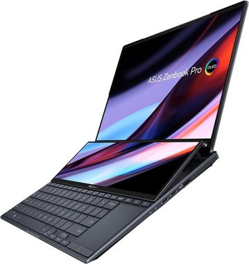 Asus Laptop Zenbook Pro Duo 14" WQHD Touch i7 16GB RAM 1TB SSD RTX 3050Ti Gaming-Notebook (43,25 cm/14 Zoll, Intel Core i7, RTX 3050Ti, 1000 GB SSD, Laptop Gaming Computer PC Notebook 14 Zoll Business ASUS Gamer Zocker)