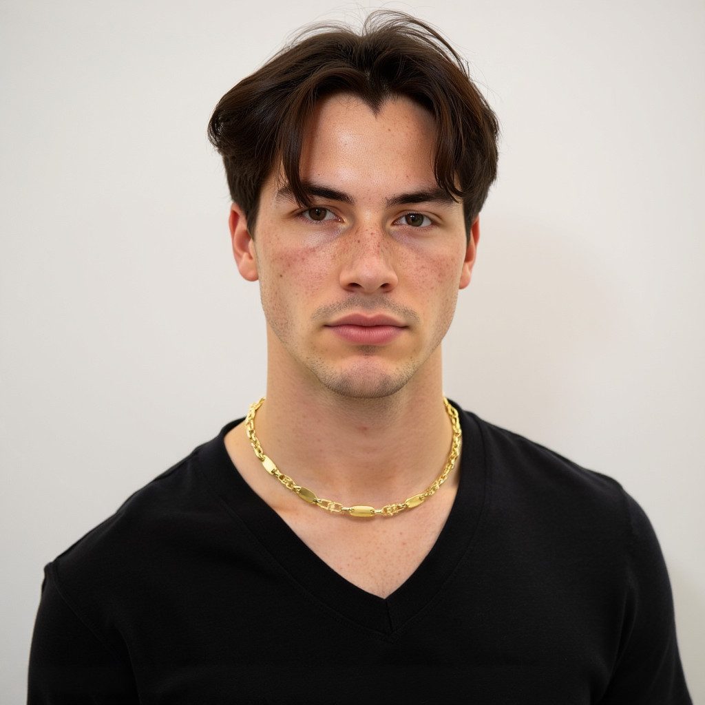 Tony Fein Kette ohne Anhänger Plattenkette günstig online kaufen