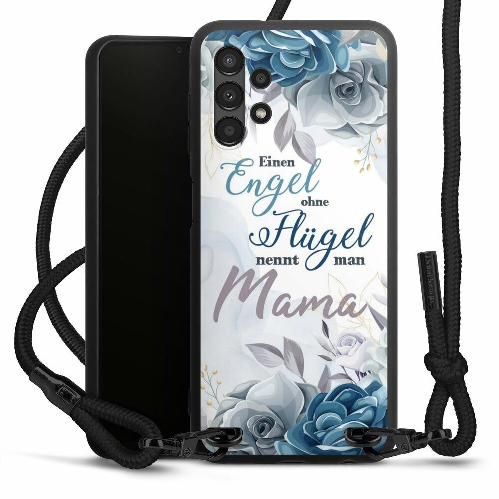 DeinDesign Handyhülle Muttertag Mama Blumen Engel Mama Blumen, Samsung  Galaxy A13 4G Premium Handykette Hülle mit Band