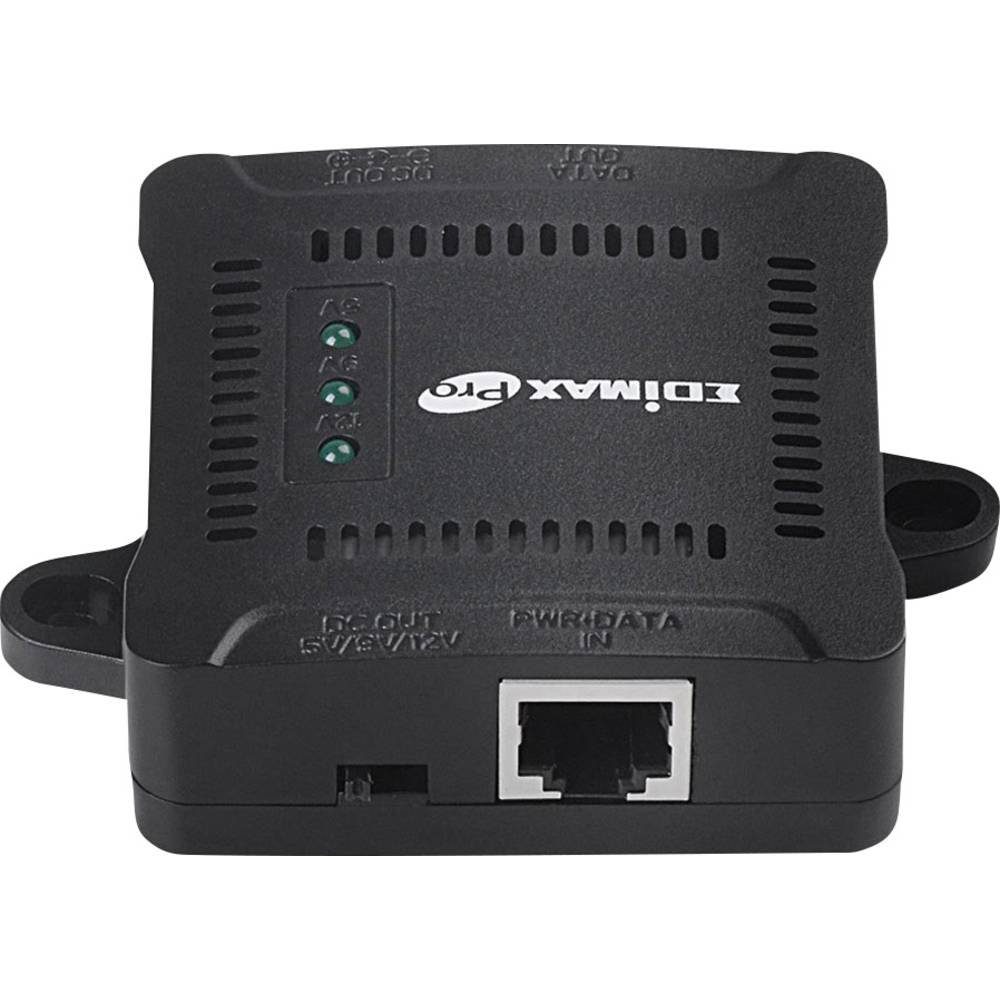 Edimax Pro IEEE 802.3at Gigabit PoE+ Splitter mit einstellbarer GP-101ST Netzwerk-Switch