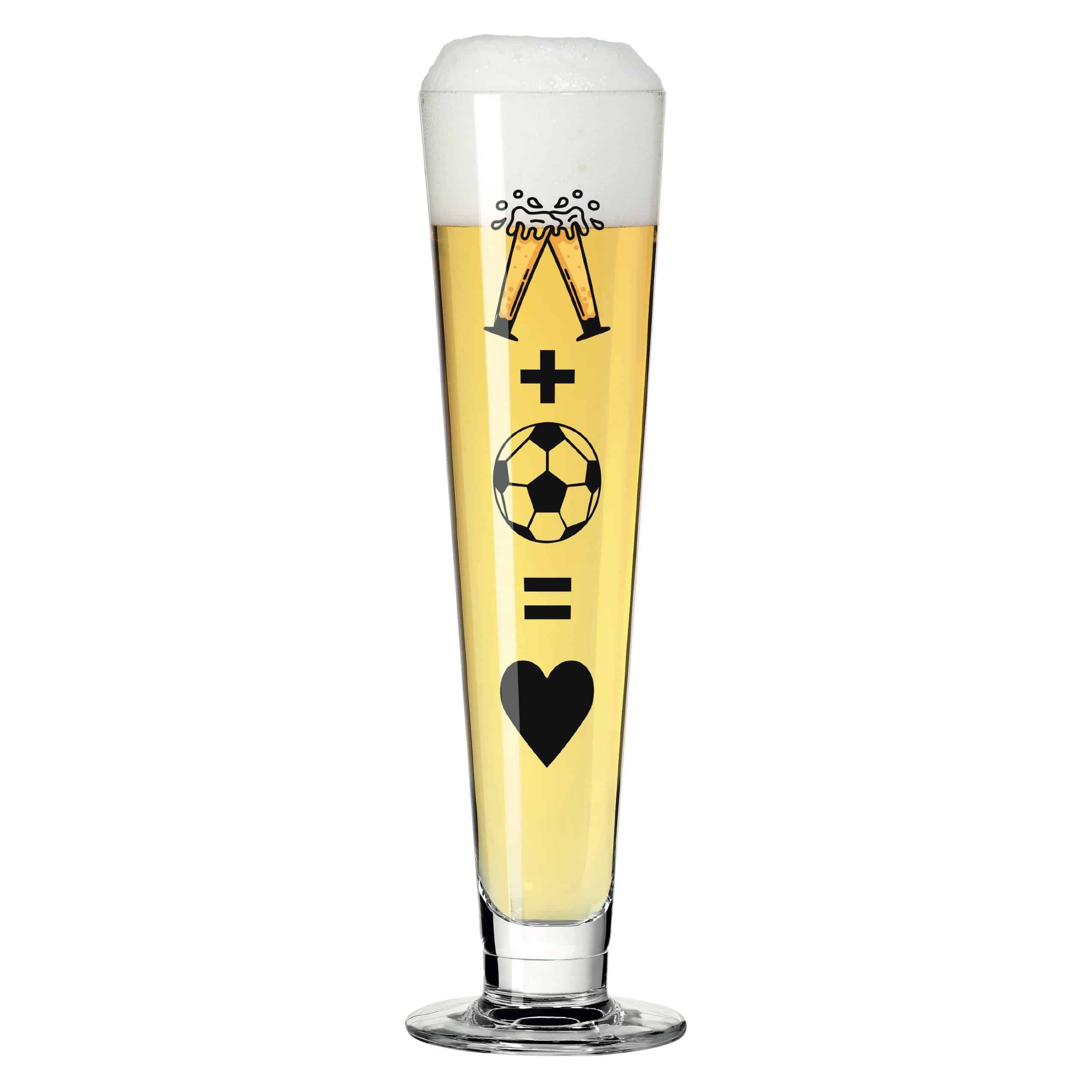 Ritzenhoff Bierglas Fußball, Kristallglas