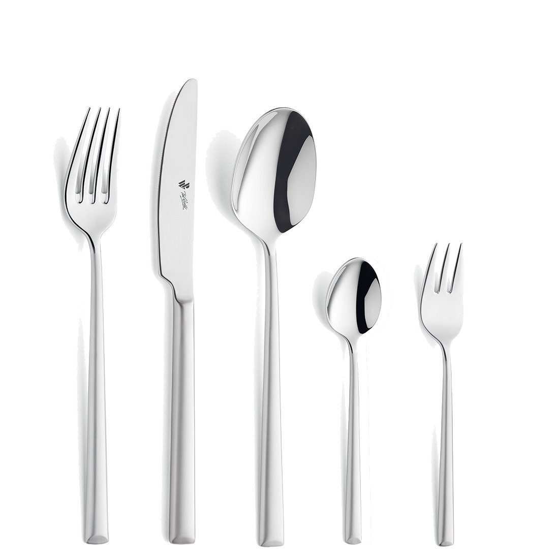 Paul Wirths Besteck-Set VIVENDI (30-tlg), 6 Personen, Edelstahl Rostfrei 18/10, spülmaschinenfest, mattiert