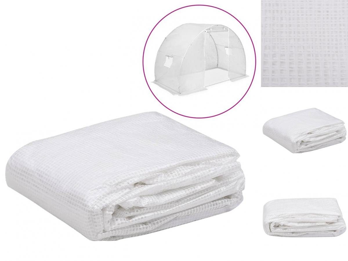 vidaXL Gewächshaus Gewächshaus Ersatz Folie Abdeckung 4,5 m² 3x1,5x2 m Transparent weiß | Rabatt: 42%