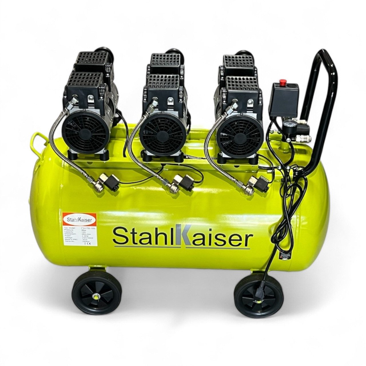 StahlKaiser Kompressor Stahlkaiser Ölfrei Flüsterkompressor 100L günstig online kaufen